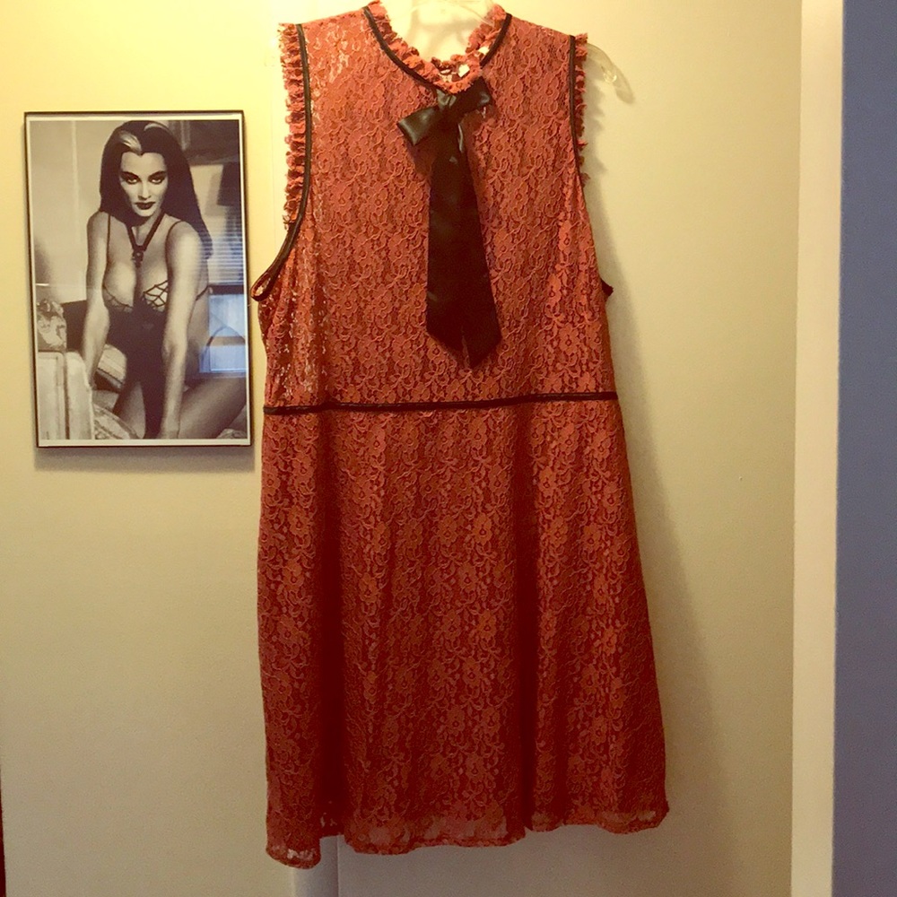 Pink sleeveless dress